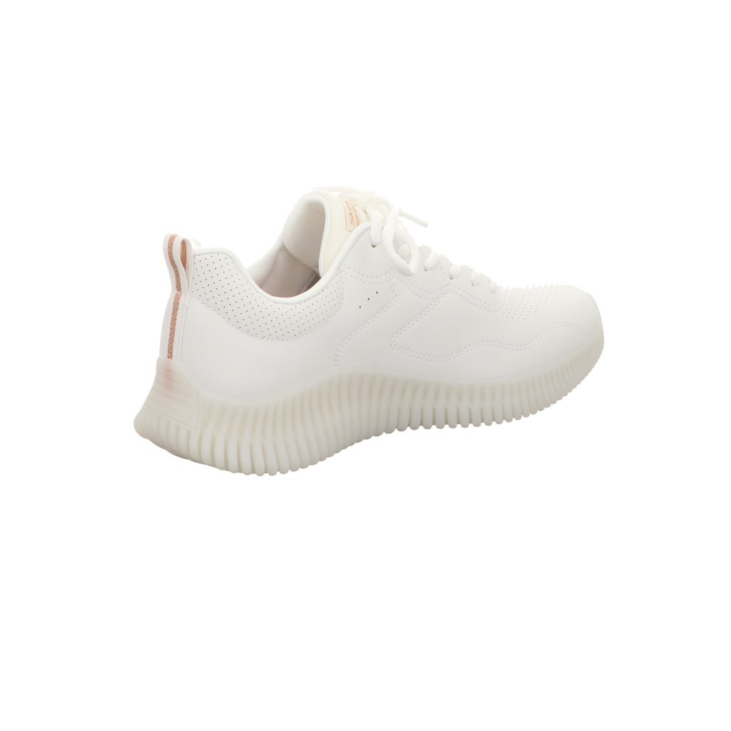 Skechers Damen Schnürschuh Bobs Geo How Marvelous in weiss