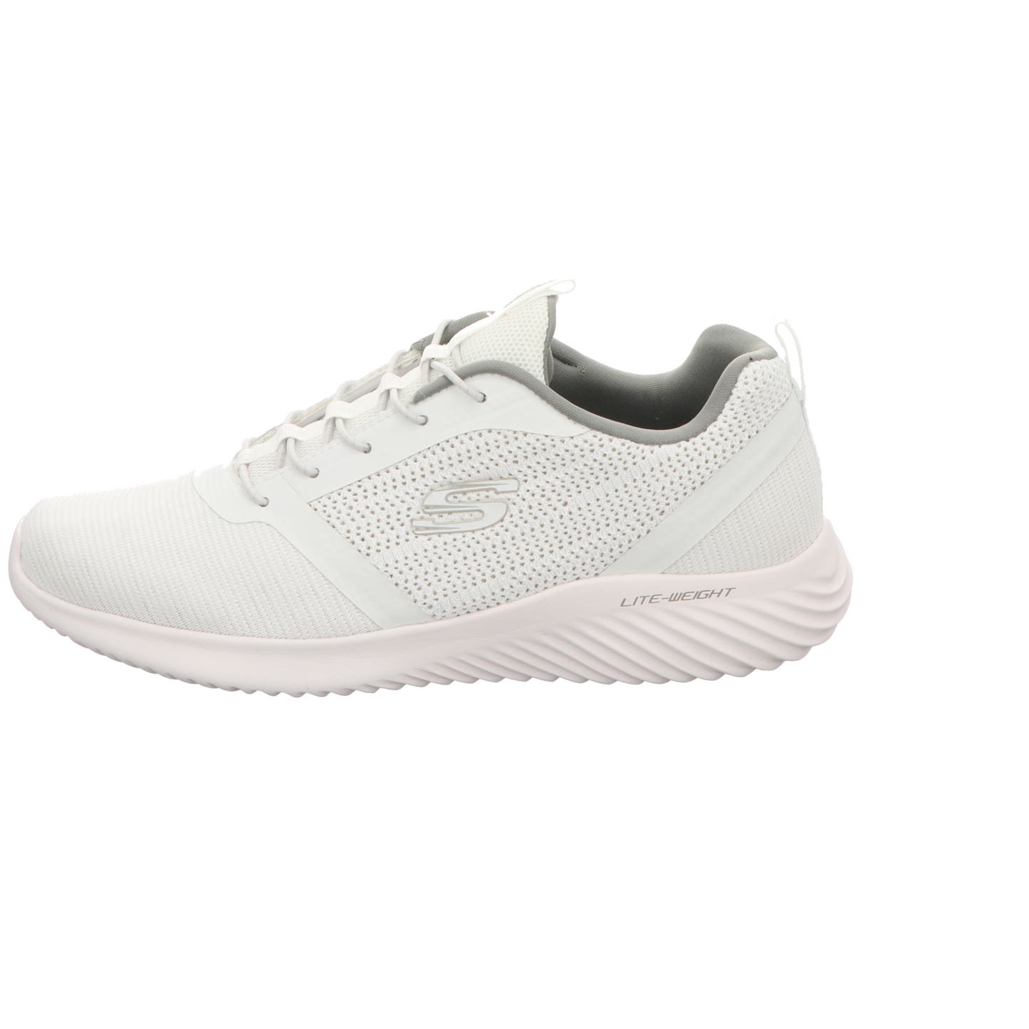 Skechers Herren Slipper Bounder in weiss