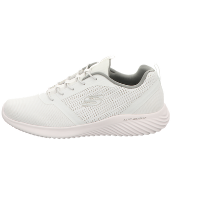 Skechers Herren Slipper Bounder in weiss