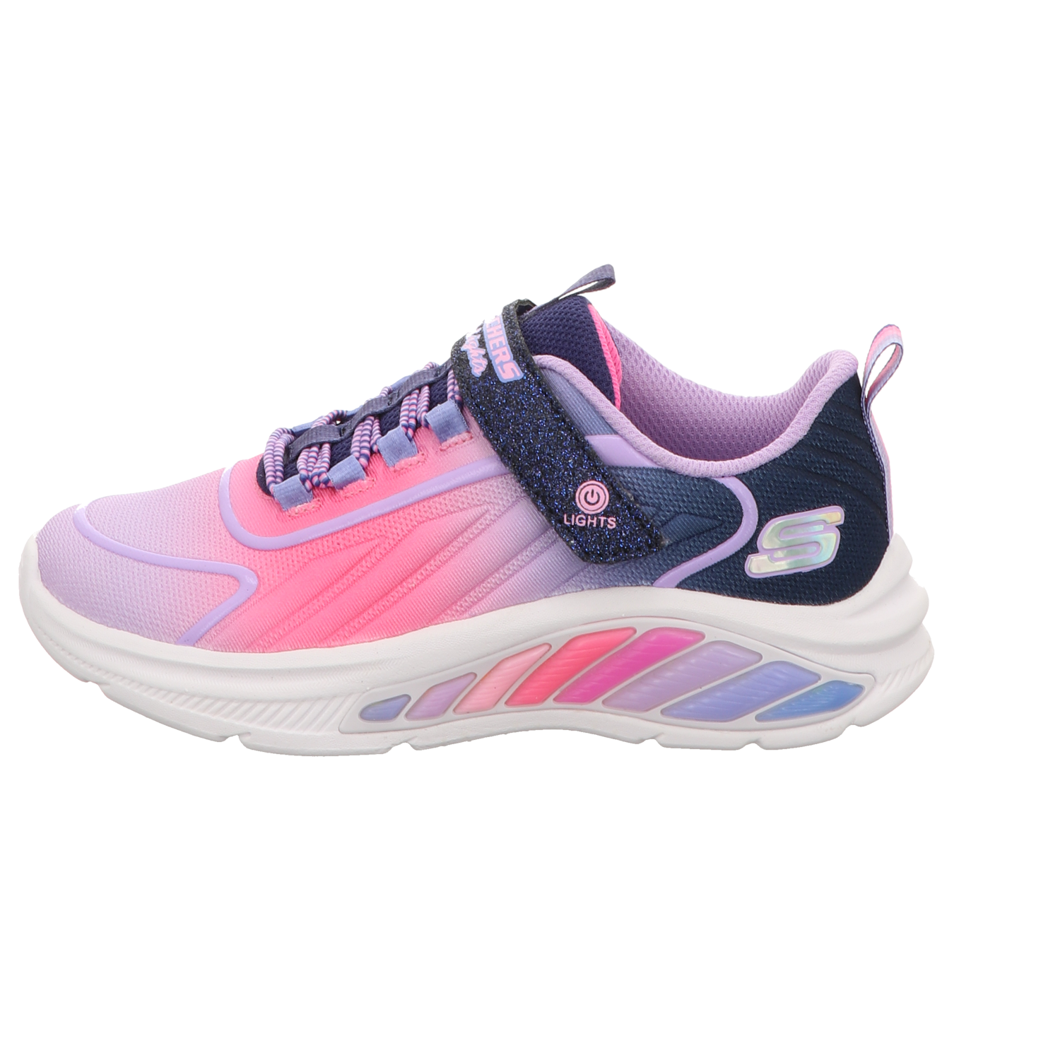 Skechers Damen Slipper Rainbow Cruisers in blau