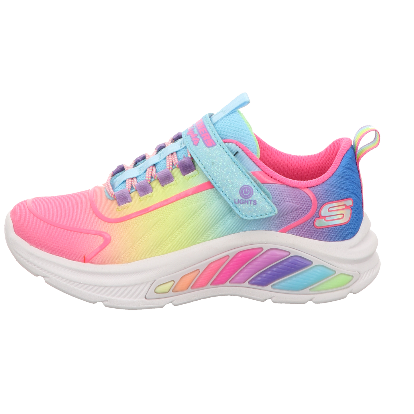 Skechers Damen Slipper Rainbow Cruisers in tuerkis