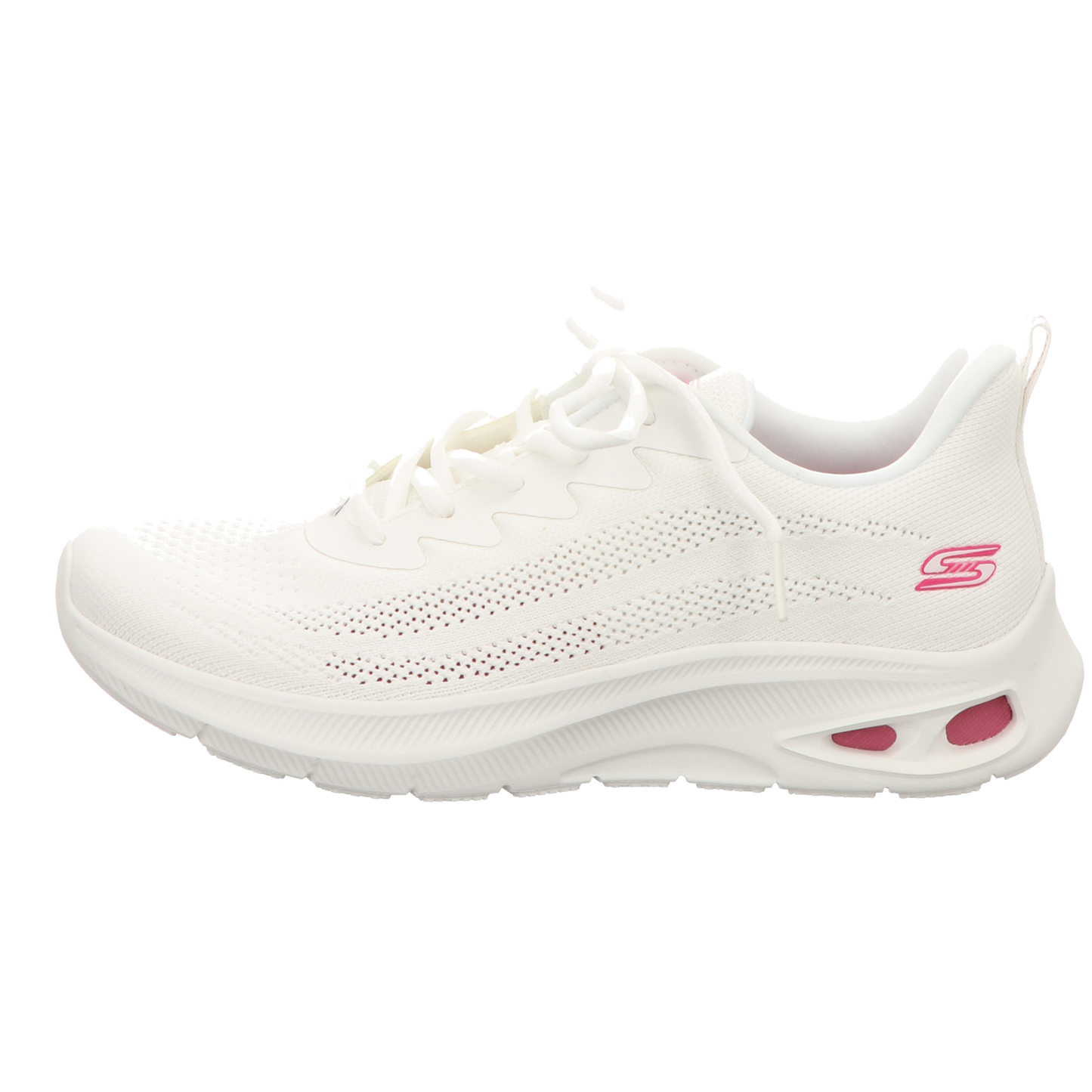 Skechers Damen Schnürschuh Bobs Unity-Sleek Waves in weiss