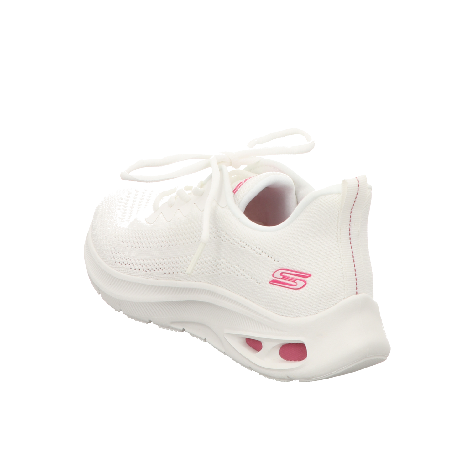 Skechers Damen Schnürschuh Bobs Unity-Sleek Waves in weiss