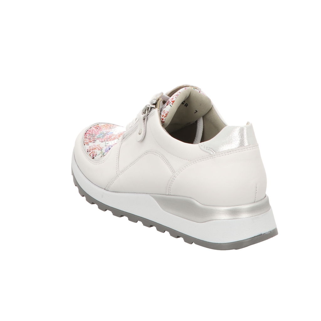 Waldläufer Damen Schnürschuh bequem Hiroko-Soft in silber