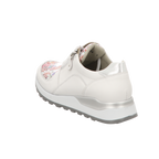 Waldläufer Damen Schnürschuh bequem Hiroko-Soft in silber
