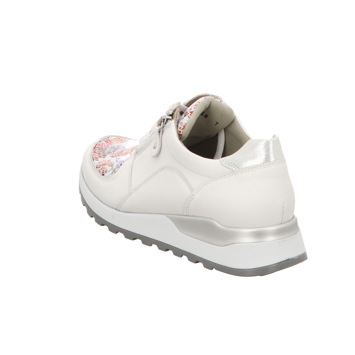 Waldläufer Damen Schnürschuh bequem Hiroko-Soft in silber