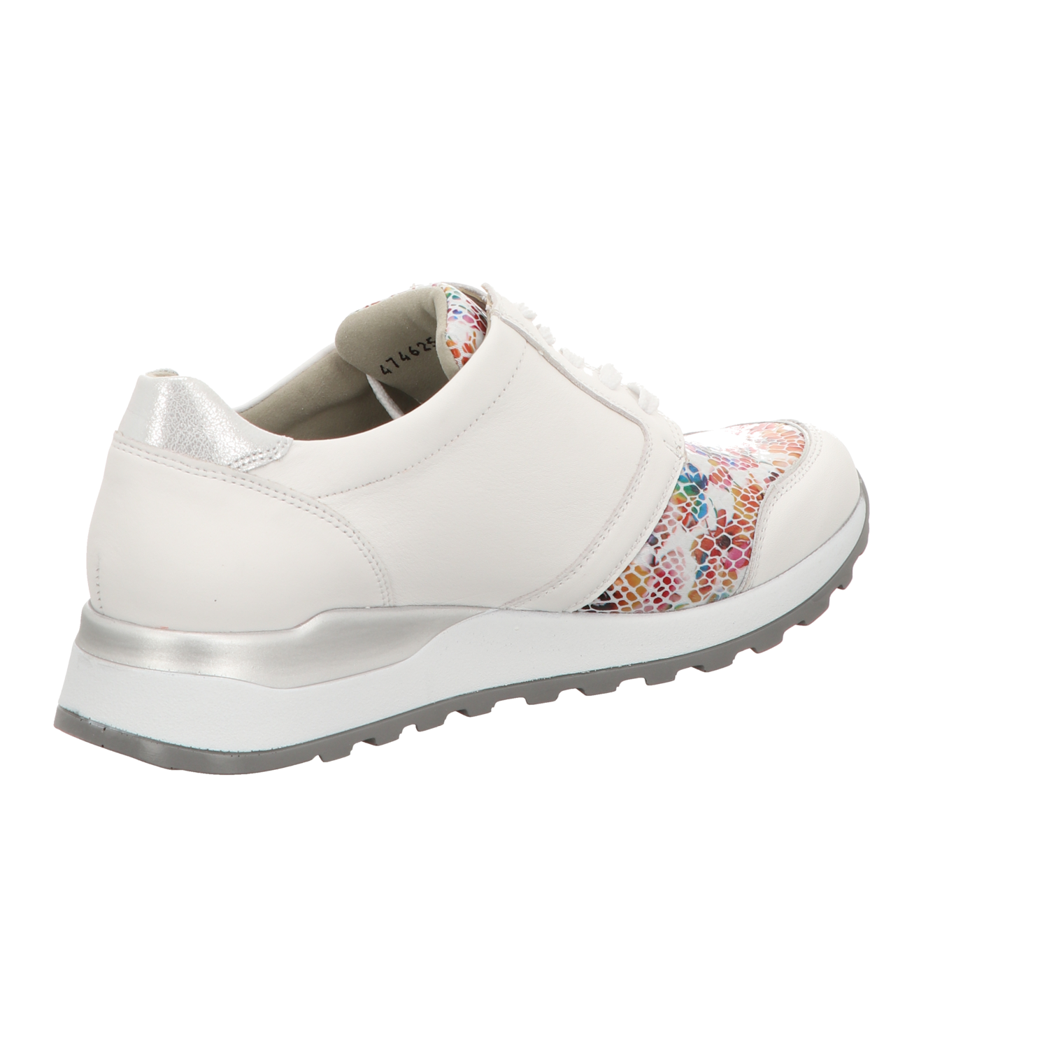 Waldläufer Damen Schnürschuh bequem Hiroko-Soft in silber