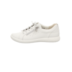 Waldläufer Damen Schnürschuh bequem H-Cloe in weiss