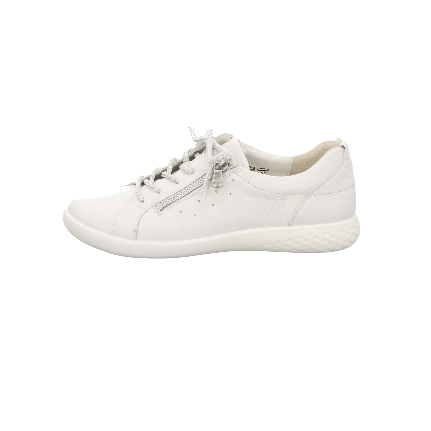 Waldläufer Damen Schnürschuh bequem H-Cloe in weiss