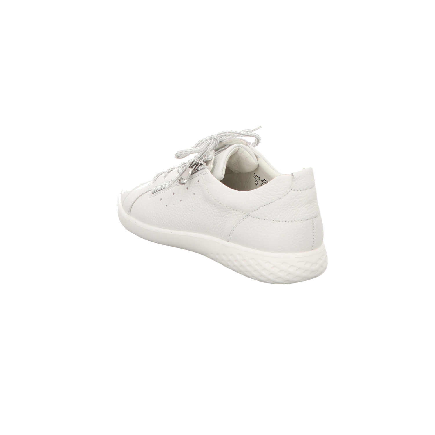 Waldläufer Damen Schnürschuh bequem H-Cloe in weiss