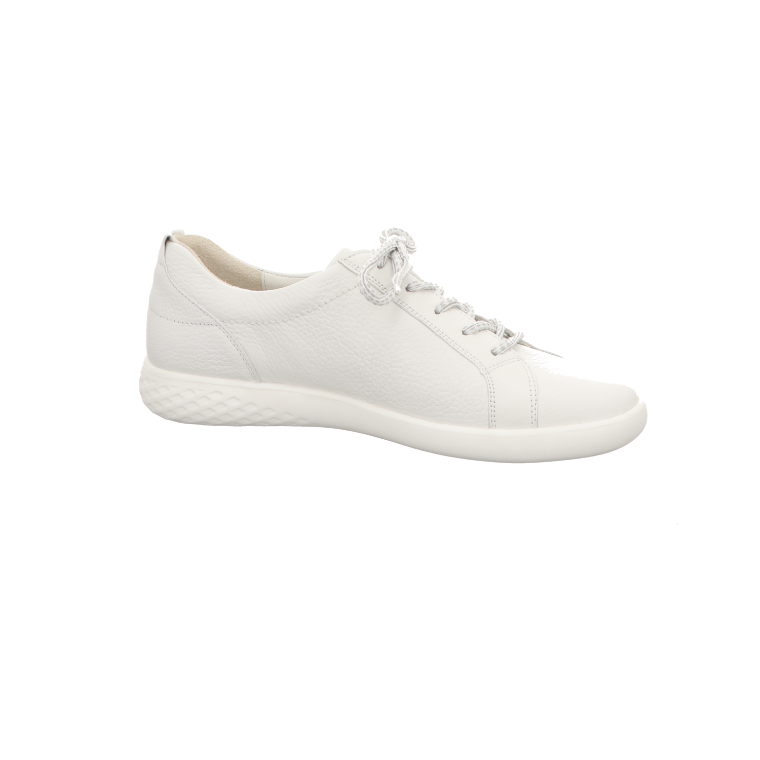 Waldläufer Damen Schnürschuh bequem H-Cloe in weiss