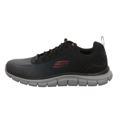 Skechers Herren Schnürschuh Track Ripkent in schwarz