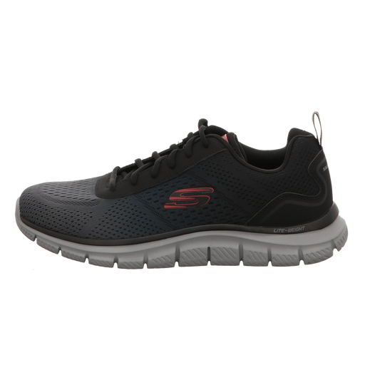 Skechers Herren Schnürschuh Track Ripkent in schwarz