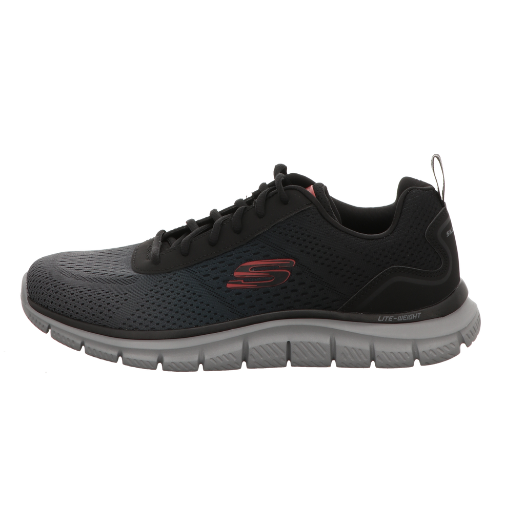 Skechers Herren Schnürschuh Track Ripkent in schwarz
