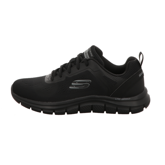 Skechers Herren Schnürschuh Track Broader in schwarz