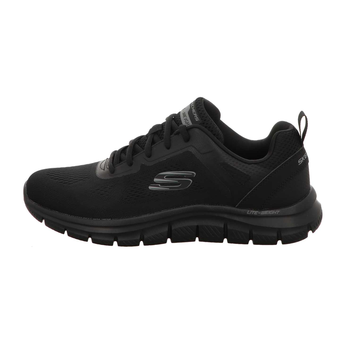 Skechers Herren Schnürschuh Track Broader in schwarz