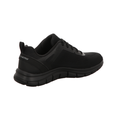 Skechers Herren Schnürschuh Track Broader in schwarz