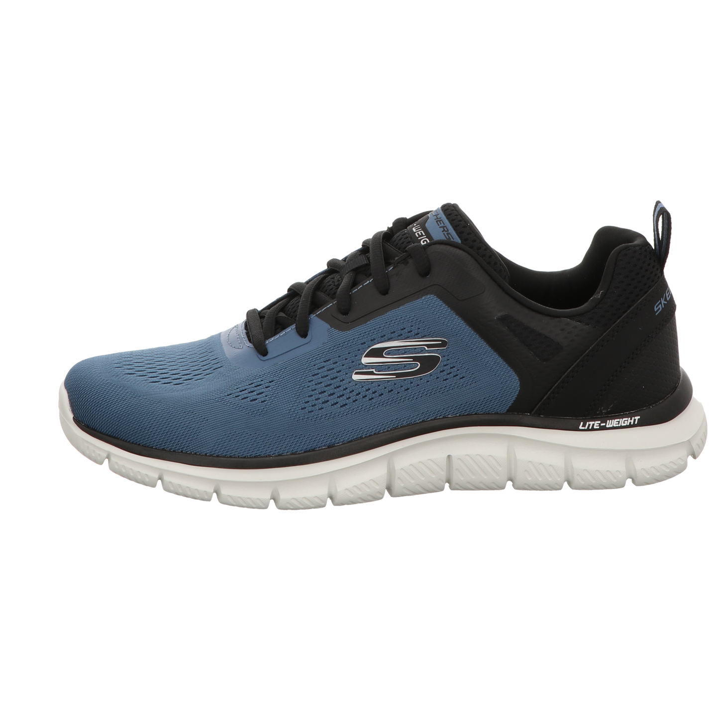 Skechers Herren Schnürschuh Track Broader in blau