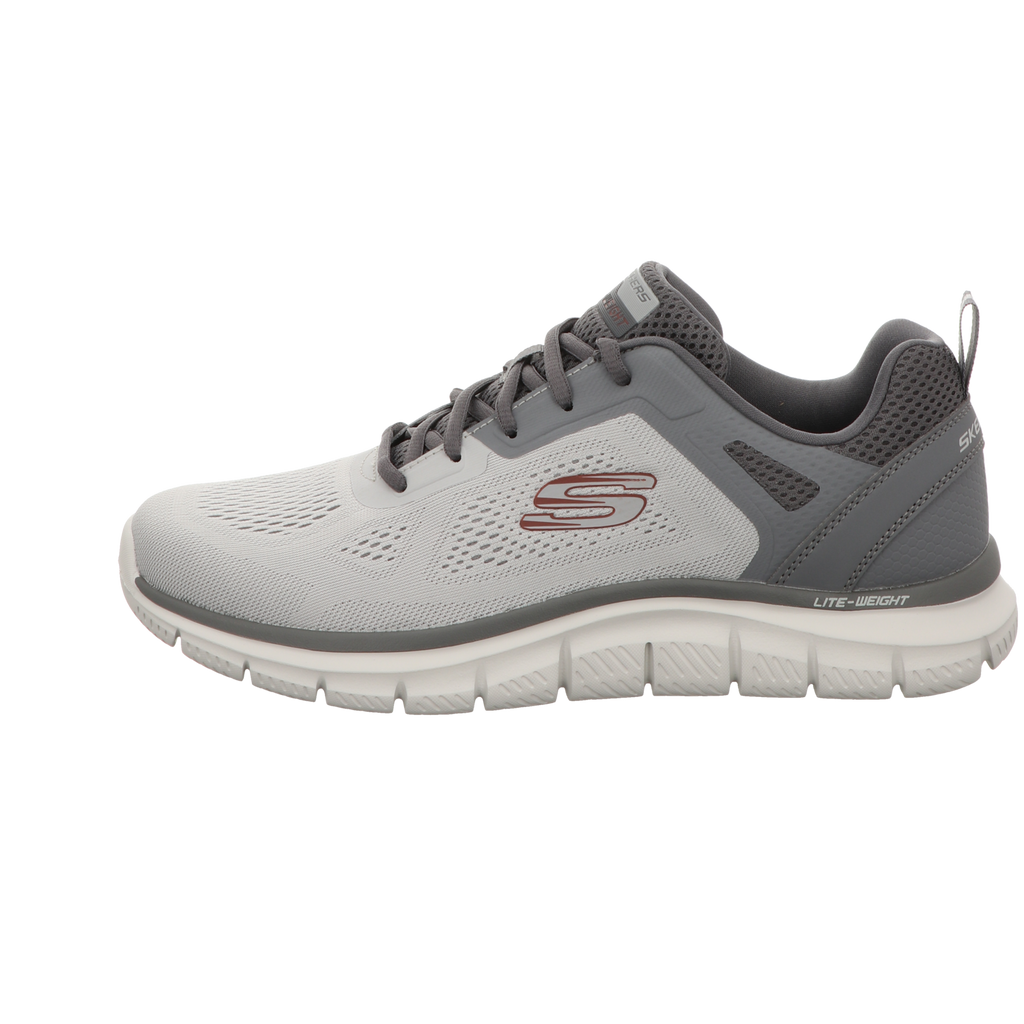 Skechers Herren Schnürschuh Track Broader in grau