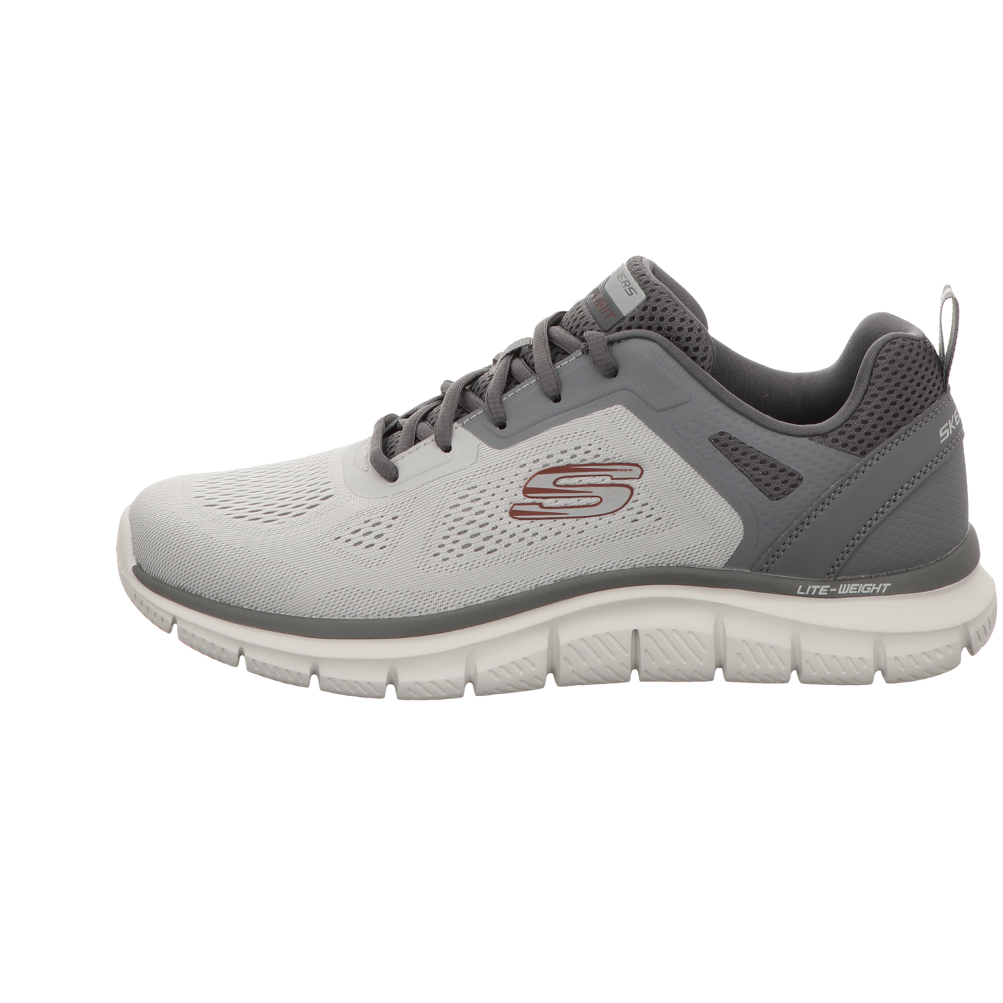 Skechers Herren Schnürschuh Track Broader in grau