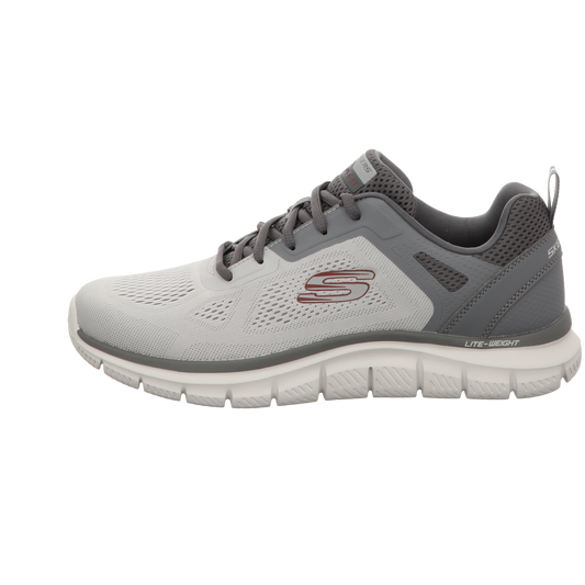 Skechers Herren Schnürschuh Track Broader in grau
