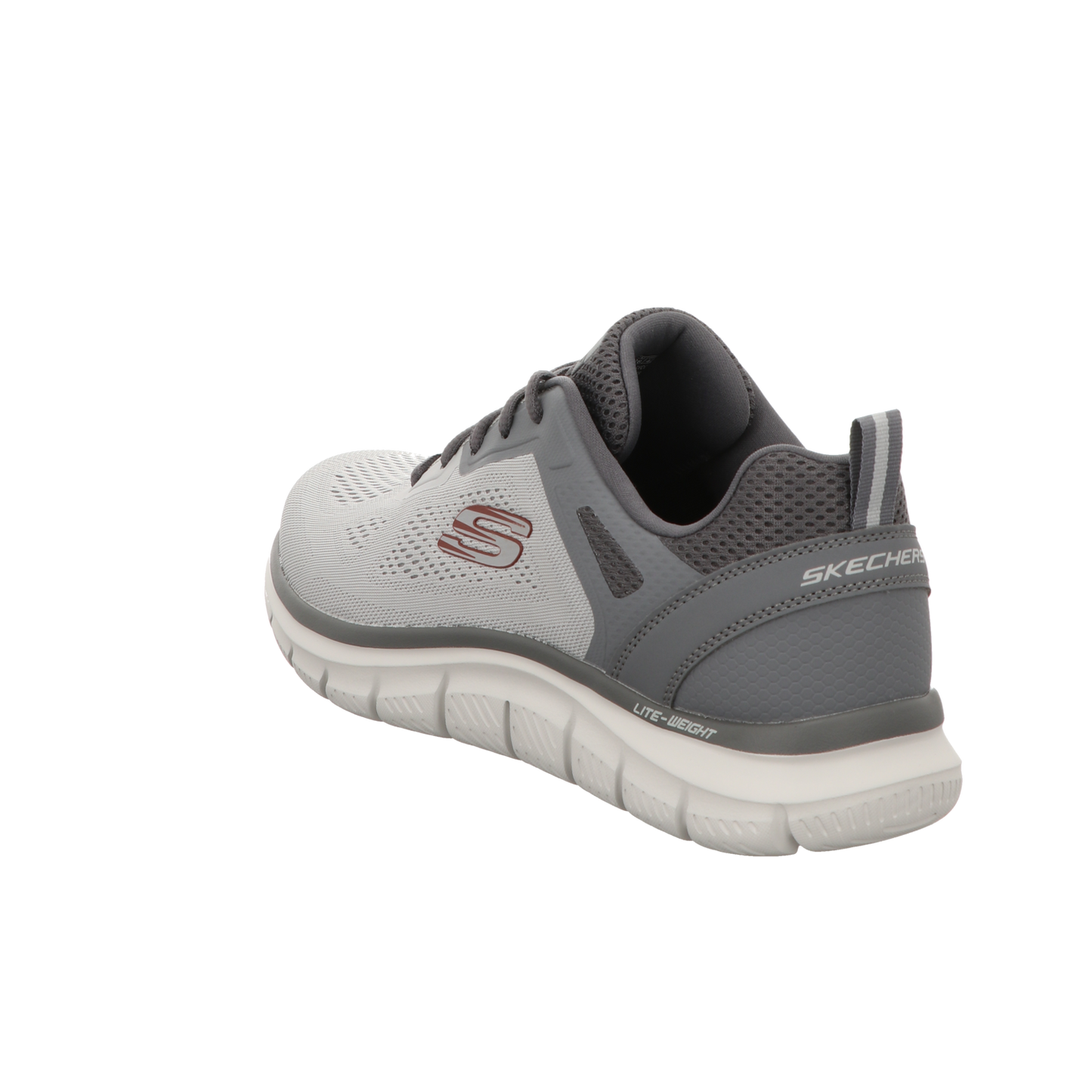 Skechers Herren Schnürschuh Track Broader in grau