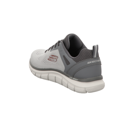 Skechers Herren Schnürschuh Track Broader in grau