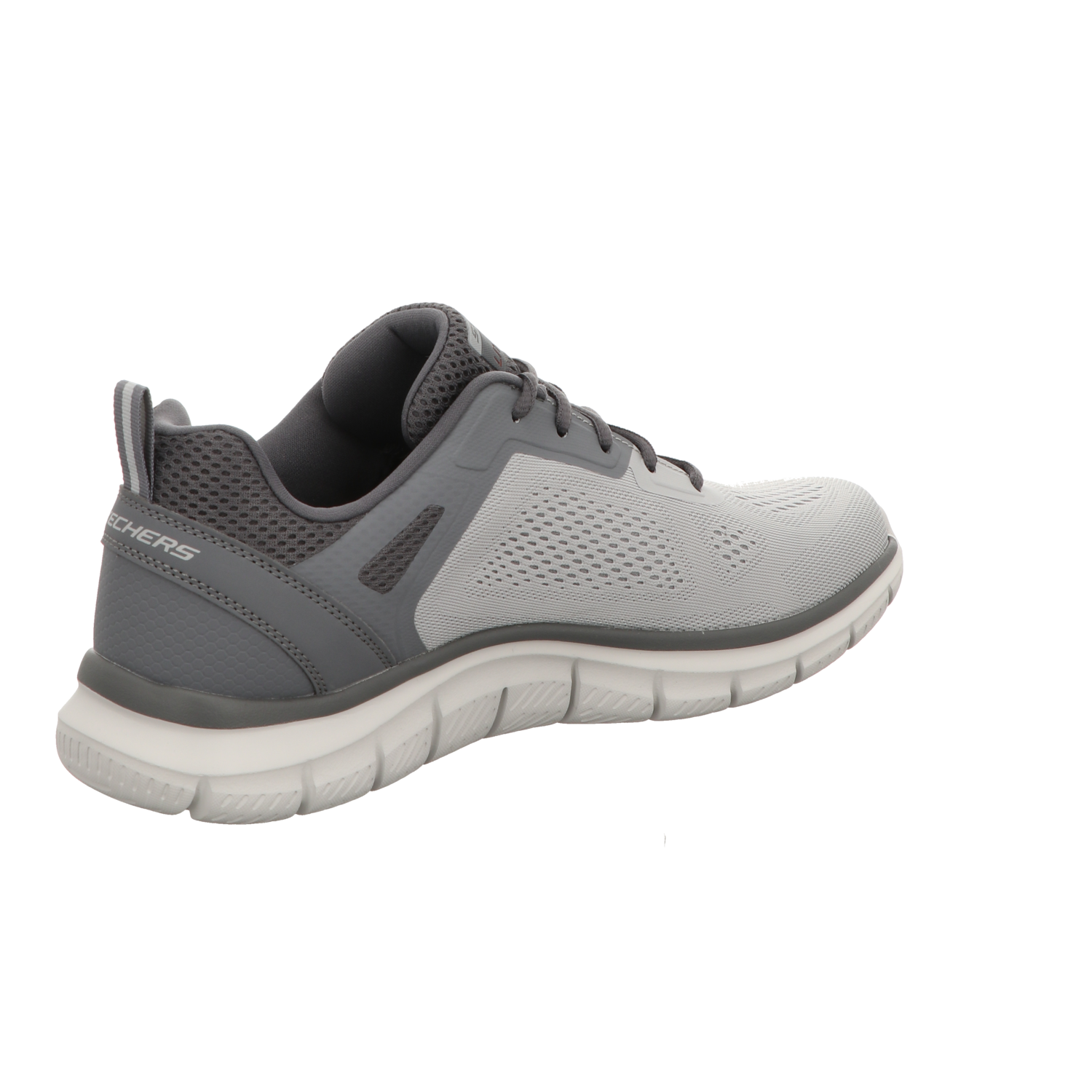 Skechers Herren Schnürschuh Track Broader in grau