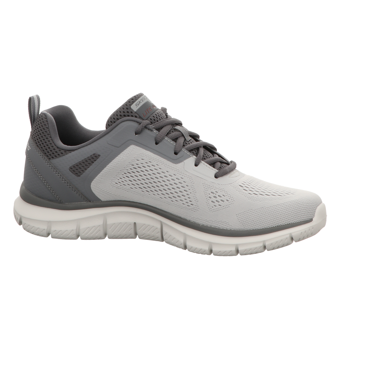 Skechers Herren Schnürschuh Track Broader in grau