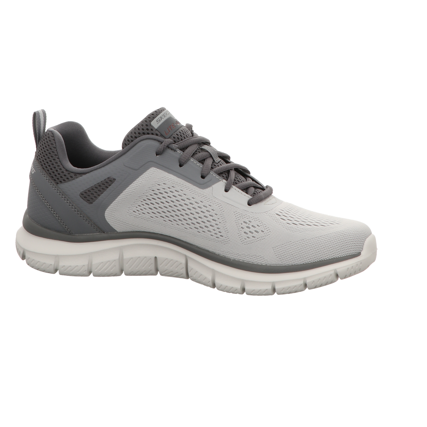 Skechers Herren Schnürschuh Track Broader in grau