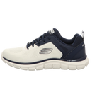 Skechers Herren Schnürschuh Track Broader in weiss