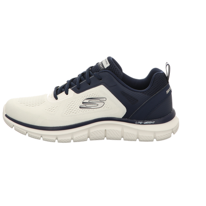 Skechers Herren Schnürschuh Track Broader in weiss
