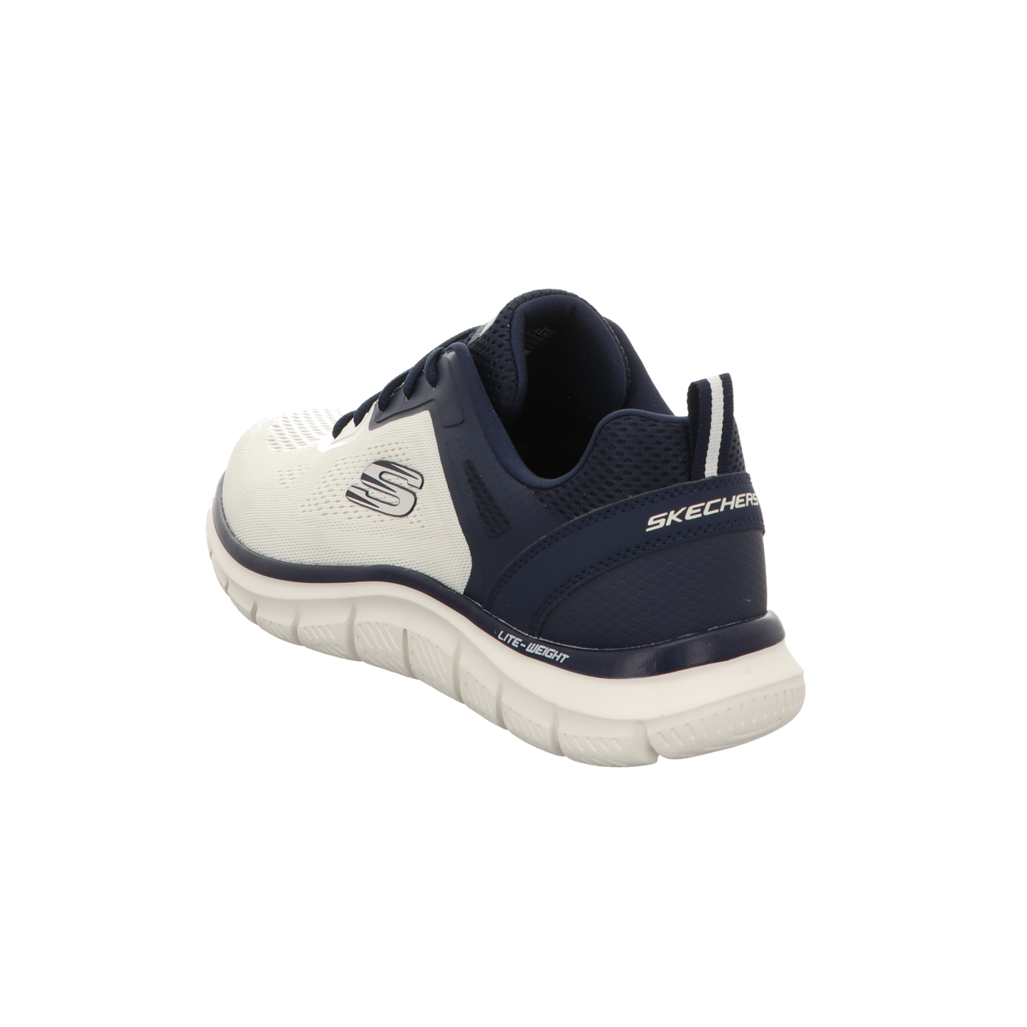 Skechers Herren Schnürschuh Track Broader in weiss