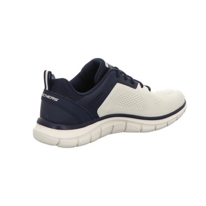Skechers Herren Schnürschuh Track Broader in weiss