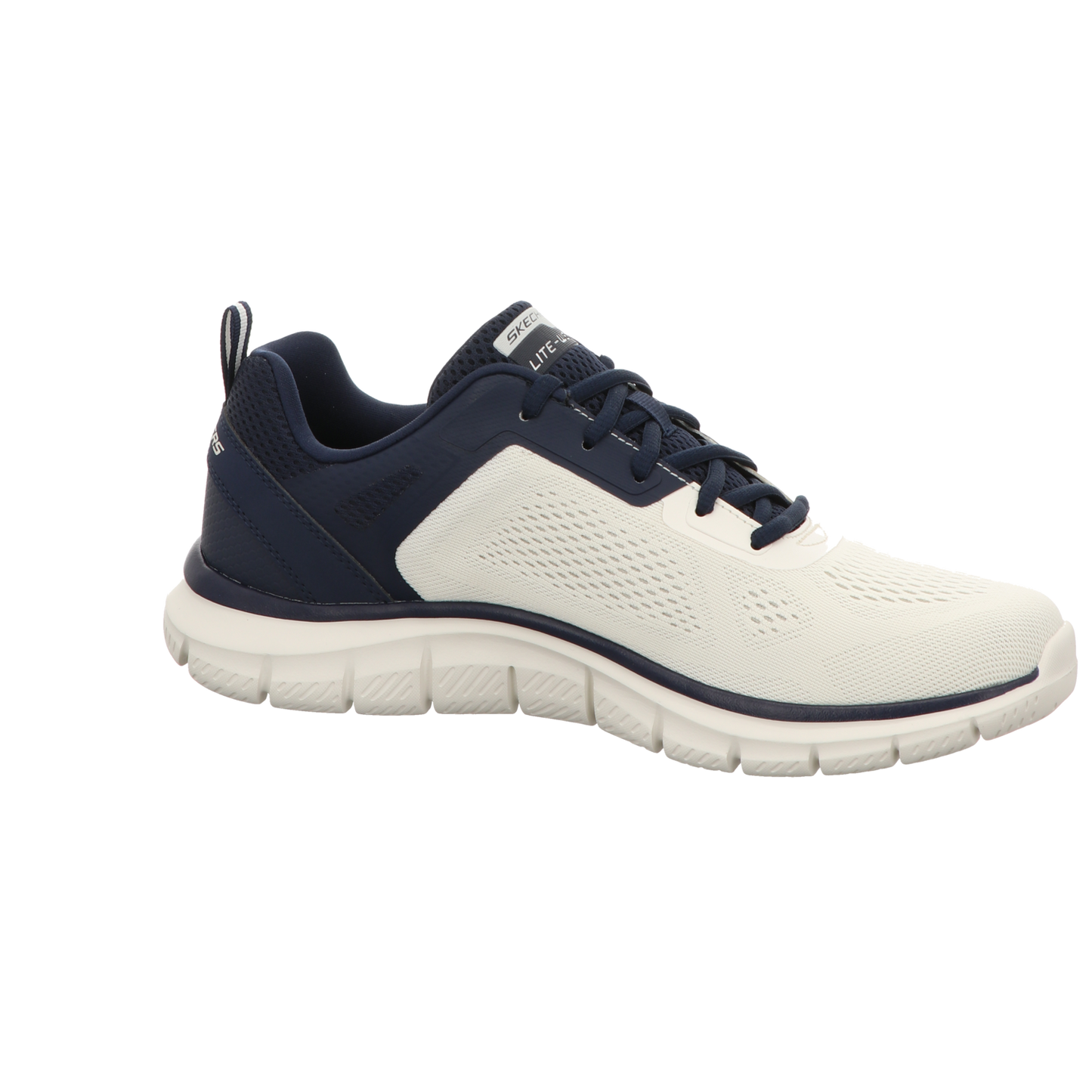 Skechers Herren Schnürschuh Track Broader in weiss
