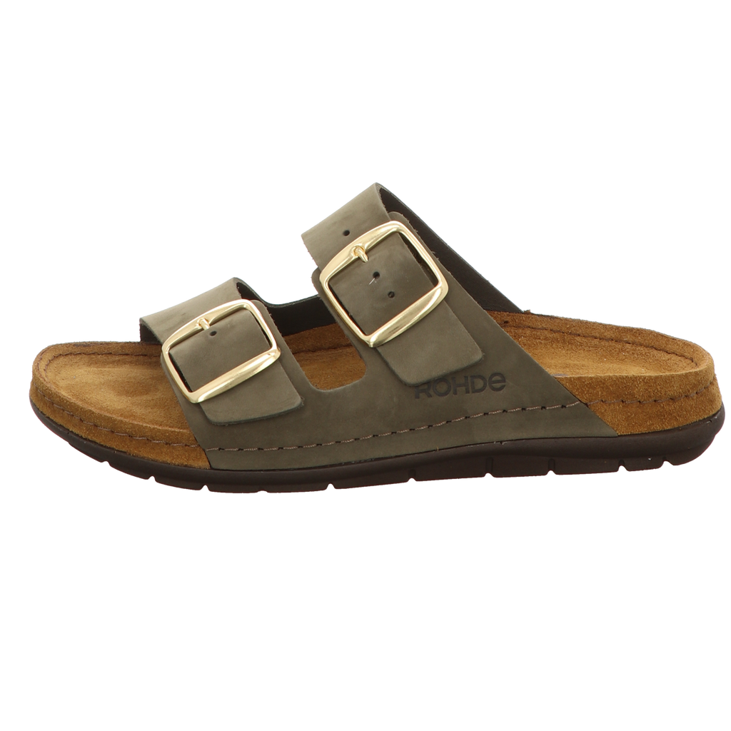 Rohde Damen Pantolette Rodigo D in oliv