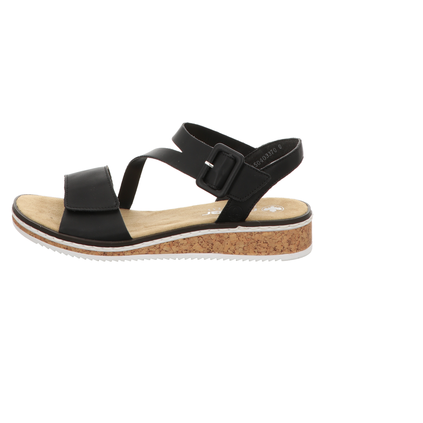 Rieker Damen Sandale  in schwarz