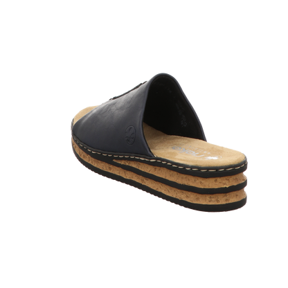 Rieker Damen Pantolette  in blau