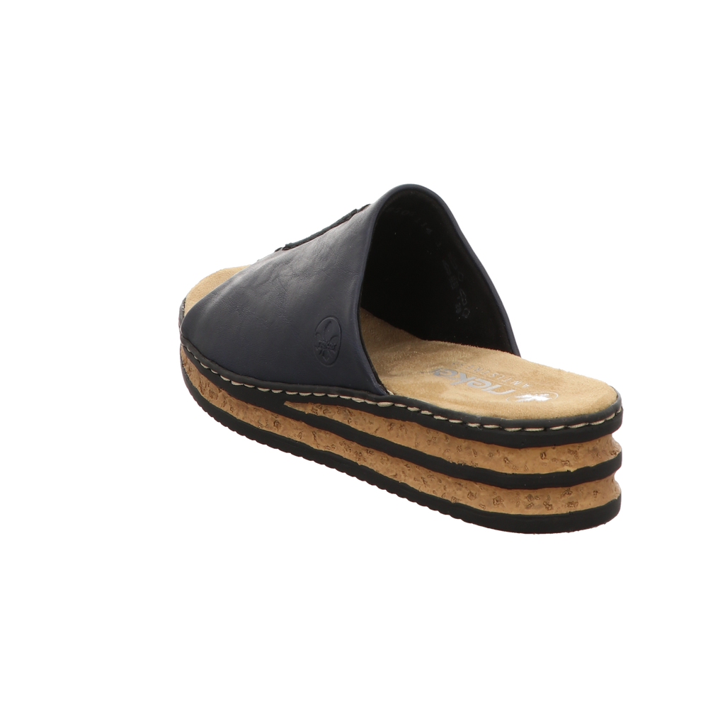 Rieker Damen Pantolette  in blau