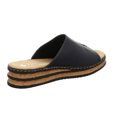 Rieker Damen Pantolette  in blau