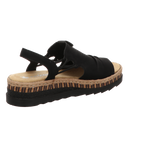 Rieker Damen Sandalette  in schwarz