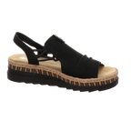 Rieker Damen Sandalette  in schwarz