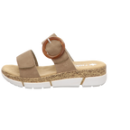 Rieker Damen Pantolette  in beige