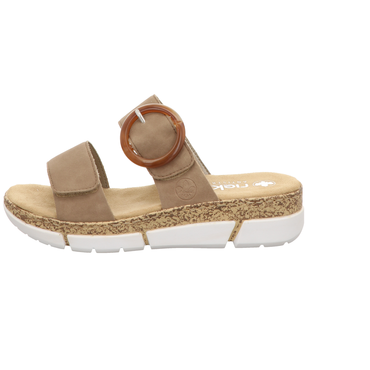 Rieker Damen Pantolette  in beige