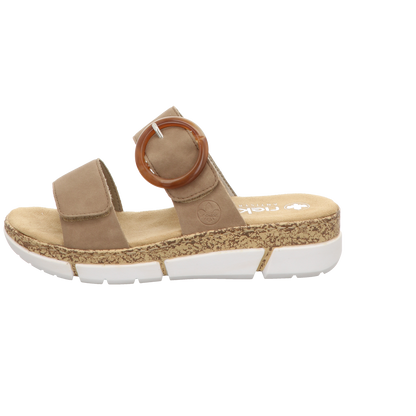 Rieker Damen Pantolette  in beige