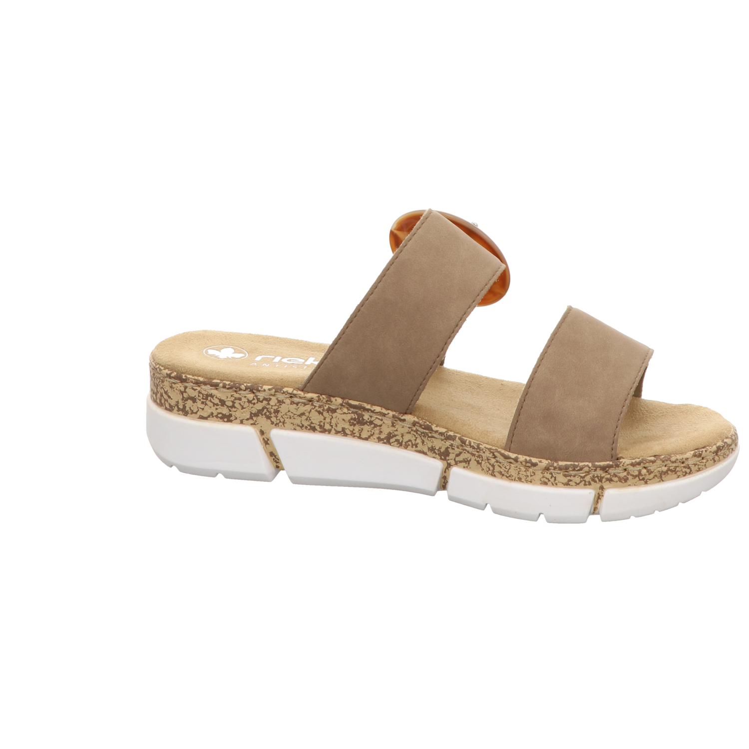Rieker Damen Pantolette  in beige