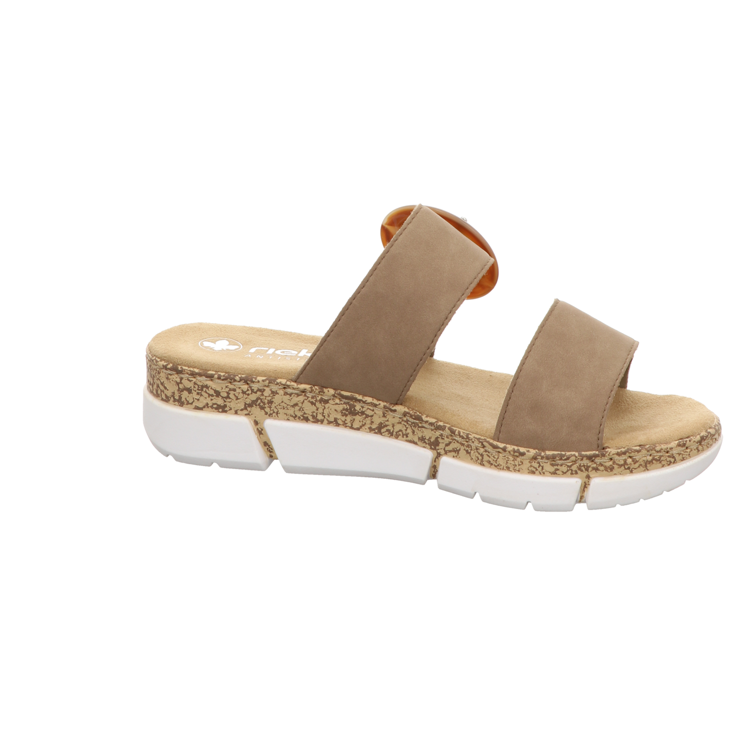 Rieker Damen Pantolette  in beige