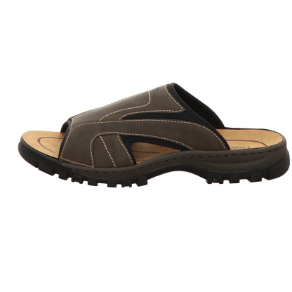 Rieker Herren Pantolette  in schwarz