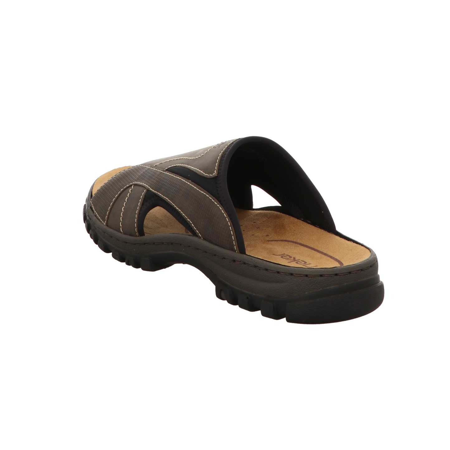 Rieker Herren Pantolette  in schwarz