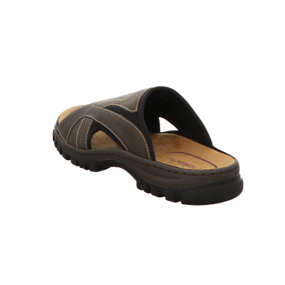 Rieker Herren Pantolette  in schwarz